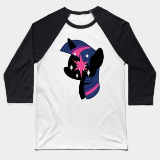 Twilight Sparkle Silhouette Baseball T-Shirt